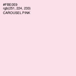 #FBE0E9 - Carousel Pink Color Image